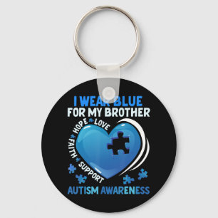 Faith hope love support family fight acceptance un keychain