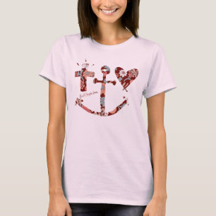 Faith, Hope, Love Symbols T-Shirt