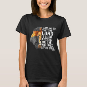 Faith in God - Psalm Christian Bible T-Shirt
