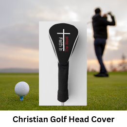 Faith In The Blood Christian Cross Golf Head Cover