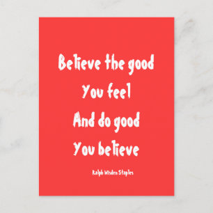Faith in yourself postcard