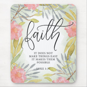 Faith Inspirational Mouse Pad