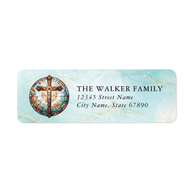 Faith & Inspirational Return Address Label (Front)