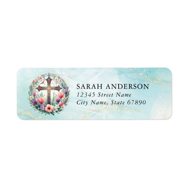 Faith & Inspirational Return Address Labels (Front)