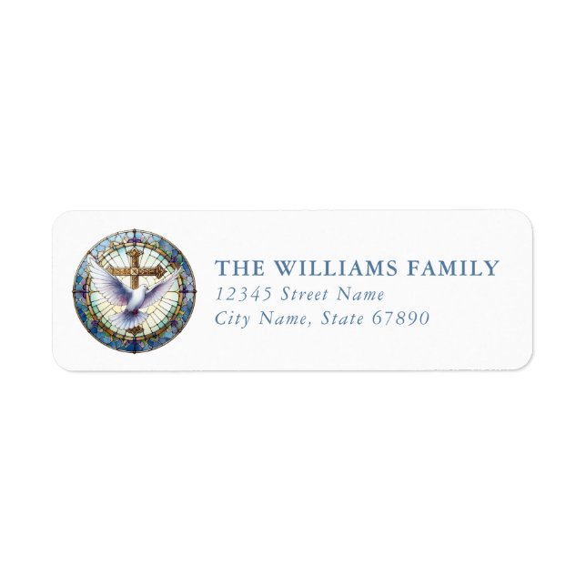 Faith & Inspirational Return Address Labels (Front)