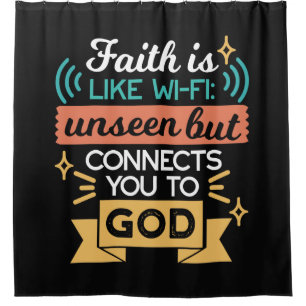Faith Is Like WiFi Funny Christian Quote Art