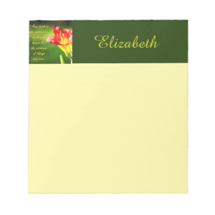 Faith is personalized notepad