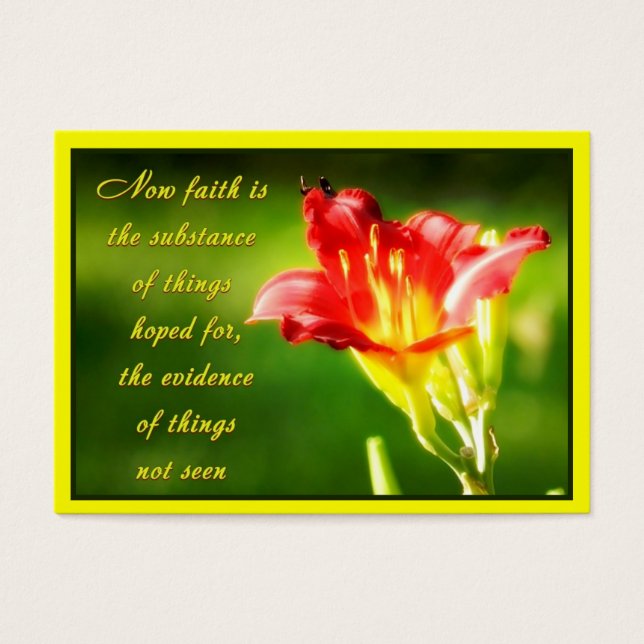 Faith is.. sharing Card (Front)