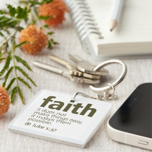Faith Keychain