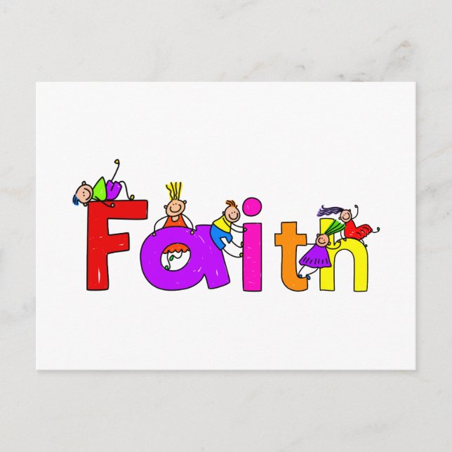 Faith Kids Postcard (Front)