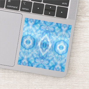 Faith Light Blue Abstract Watercolor Art