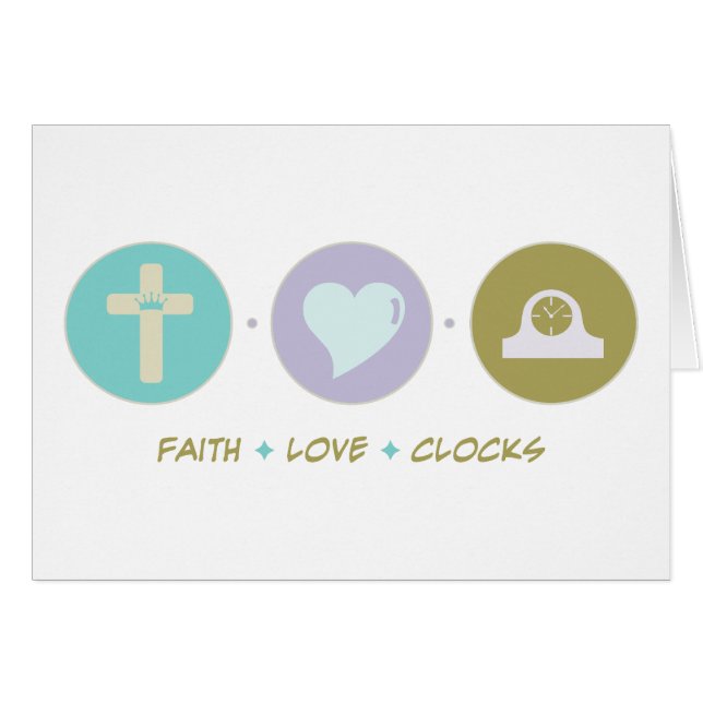 Faith Love Clocks (Front Horizontal)