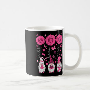 Faith Love Cure Gnomes Sunflower Breast Cancer Awa Coffee Mug