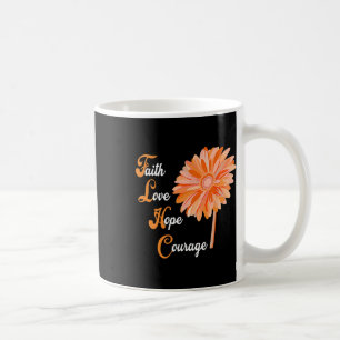 Faith Love Hope Courage Aml Leukaemia Awareness Coffee Mug