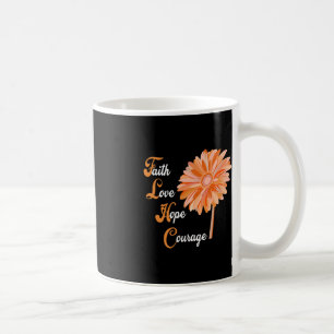 Faith Love Hope Courage Aml Leukaemia Awareness Coffee Mug