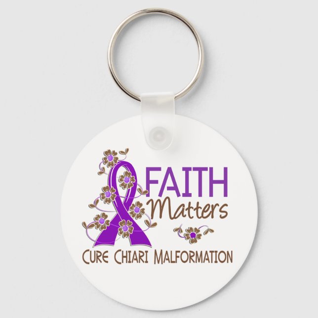Faith Matters 3 Chiari Malformation Keychain (Front)
