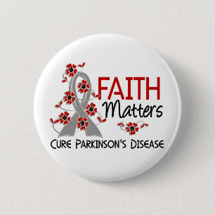 Faith Matters 3 Parkinson's Disease 2 Inch Round Button