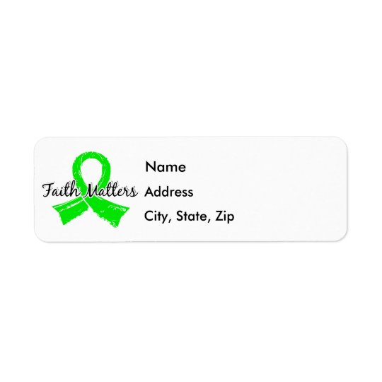 Faith Matters 5 Lymphoma Return Address Label