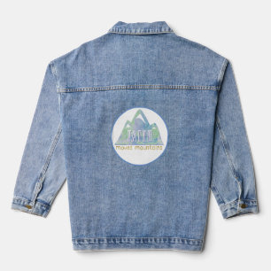 Faith Moves Mountains Denim Jacket