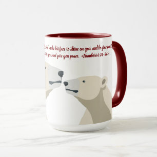 Faith Mug, Christian gift, Polar Bear Mug