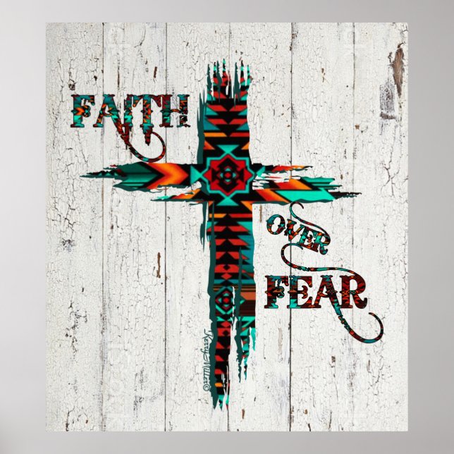 Faith Over Fear, affiche de la Croix du Sud-Ouest (Devant)