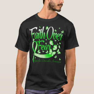 Faith Over Fear Bipolar Disorder  Awareness Butter T-Shirt