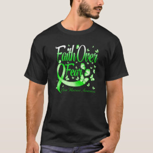Faith Over Fear Bone Marrow Awareness Butterfly T-Shirt