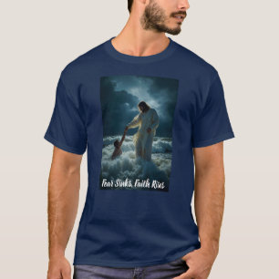 "Faith Over Fear" Christian T-shirt. T-Shirt