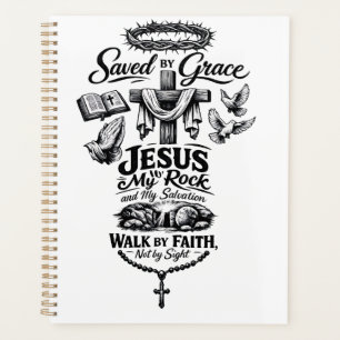 Faith Over Fear Christian Vintage Design Planner
