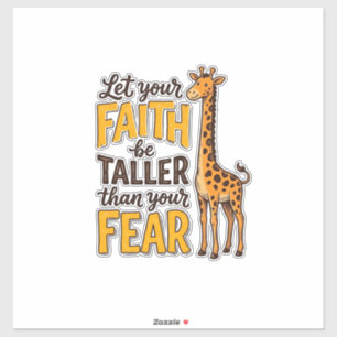 Faith Over Fear Giraffe Vintage Christian Shirt De