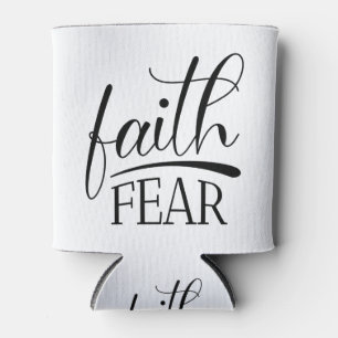 Faith Over Fear Gospel Graphics Famous Christian Can Cooler