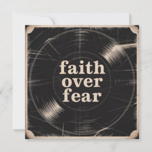 Faith Over Fear Invitation