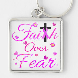 Faith Over Fear Keychain
