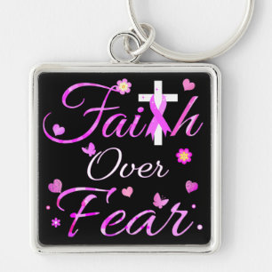 Faith Over Fear Keychain