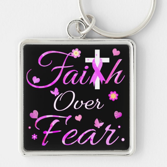 Faith Over Fear Keychain (Front)