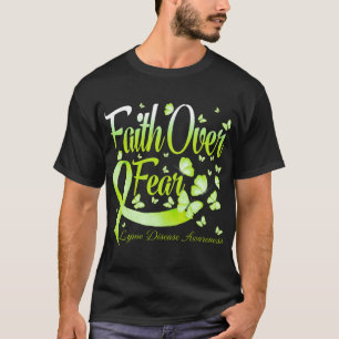 Faith Over Fear Lyme Disease Awareness Butterfly T-Shirt