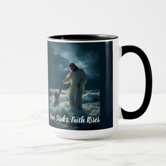 "Faith Over Fear" - Mug (Droite)