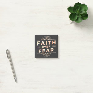 Faith Over Fear Post-it Notes