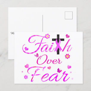 Faith Over Fear Postcard