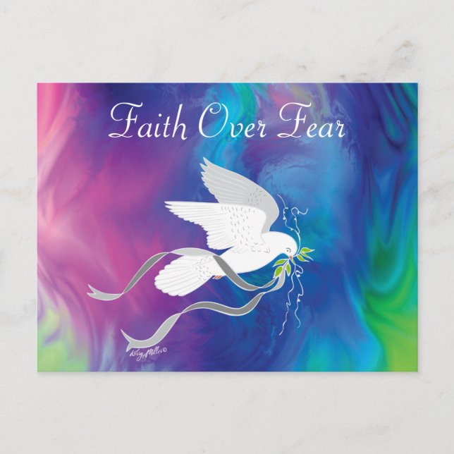 Faith Over Fear Postcard (Front)