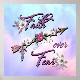 Faith Over Fear Poster