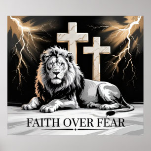 Faith Over Fear Poster