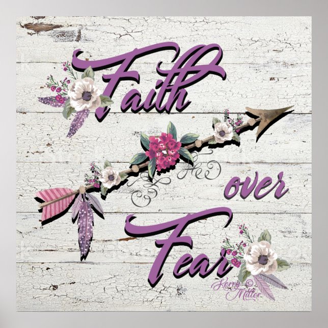 Faith Over Fear Poster (Front)