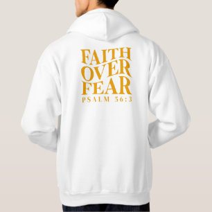 Faith Over Fear Psalm 56:3 Christian Bible Verse Hoodie