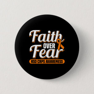 Faith Over Fear Rsd Crps Awareness 2 Inch Round Button