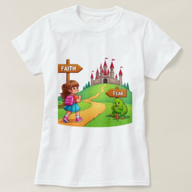 Faith over Fear T-Shirt (Design Front)