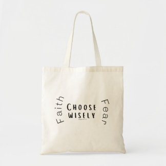 Faith Over Fear Tote Bags