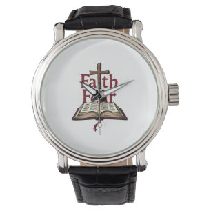 Faith Over Fear Vintage Jesus Faith Tee (1) Watch