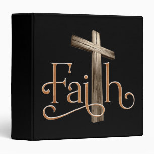 Faith Patterns God Jesus Religious Christian Binder