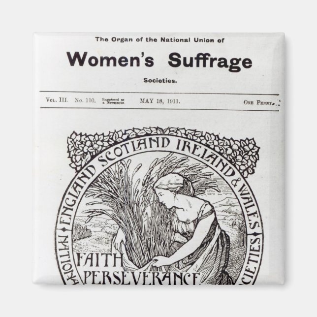 Faith, Perseverance, Patience, 1911 Magnet (Front)